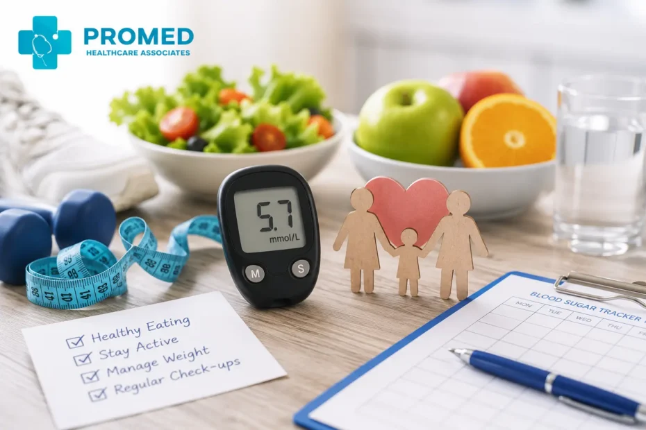 Prediabetes symptoms and warning signs with blood glucose testing in Aubrey TX
